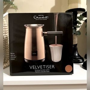 NEW The Velvetiser –Hotel Chocolat Velvetiser Beverage system Set Copper Edition